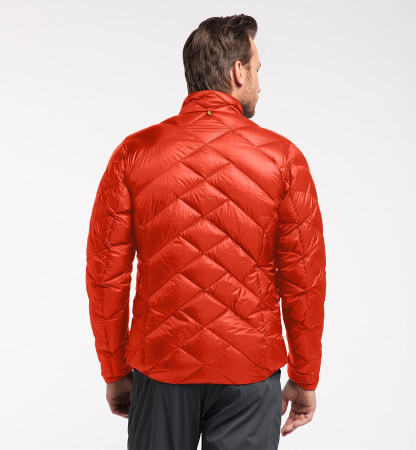 Haglöfs Mens L.I.M Essens Down Jacket Red New Zealand 50428YCSO